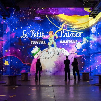 Activités à Paris pour la fête des mères - Expo le Petit Prince Atelier des Lumières