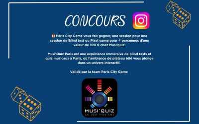Jeu concours Paris City Game x Musi’quiz