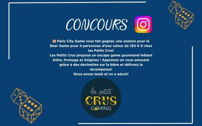 Jeu concours Paris City Game x Les Petits crus