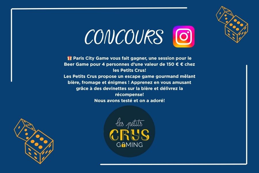 Jeu concours Paris City Game x Les Petits crus