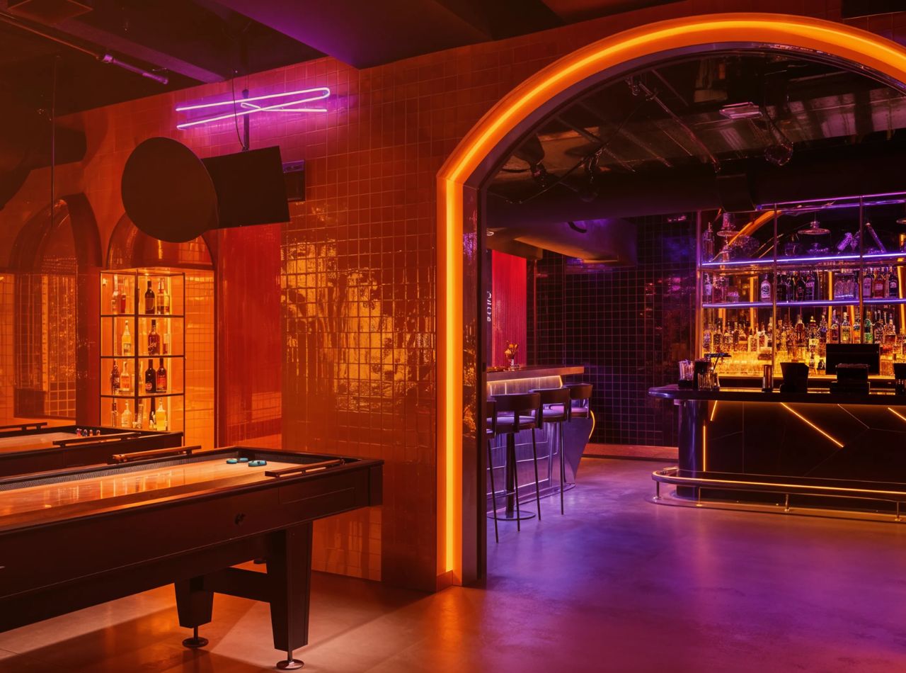 PUCKS - Bar à jeux insolite Paris