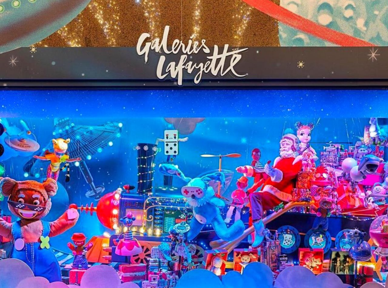 Galeries La Fayette Haussmann - Vitrines de Noel - Paris