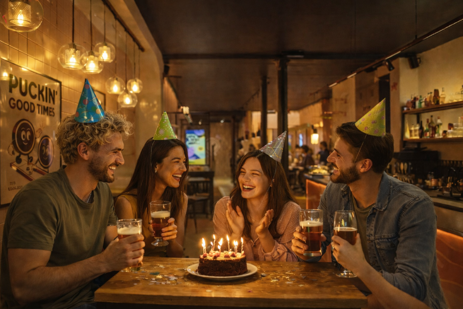 Anniversaire adulte paris - Pucks